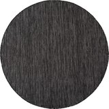 Ayyildiz Carpets Črna okrogla notranja in zunanja preproga ø 80 cm Mira 1450 – | Shoptok.si