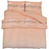  Set posteljine za poplun ružičasti 140x200 cm pamučni | shoptok.hr