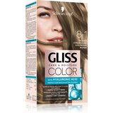 Schwarzkopf Gliss Color permanentna barva za lase odtenek 8-1 Cool Medium Blonde 1 kos | Shoptok.si
