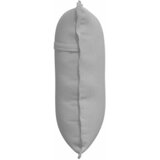  Jastuk za leđa Oblačnosiva 60 x 19 x 50 cm tkanina | shoptok.hr