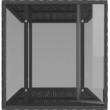  3-dijelni bistro set s jastucima crni od poliratana | shoptok.hr