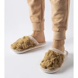 Gemre Beige insulated women's slippers Crissa Cijene