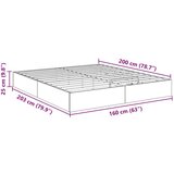  Ottomanska postelja Črna Orehovina 193 x 120 x 25 cm, (5000141779) | Shoptok.si