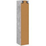  Ormar za Kupaonicu na Zidu Betonska siva 33 x 34,5 x 160 cm | shoptok.hr
