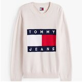 Tommy Jeans Puloverji TJM REG MELANGE FLAG SWE Bela Cene