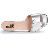 Love Moschino Natikači LOVY BOW-JA28115G0O Srebrna | Shoptok.si