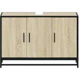 Ormarić za umivaonik u kupaonici, hrast sonoma, 90x33x60 cm, inženjerski drvo | shoptok.hr