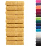 Premium ručnici za pranje SOLUND 10 kom zlatni 30x30 cm 600 g/m² | shoptok.hr