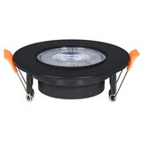  ecolite LED-YL201/7W/CCT/CR - led ugradna svetiljka zita LED/3/5/7W/230V crna | Eponuda.com