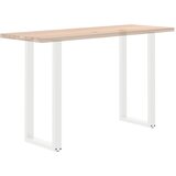  Noge za barski stol U-oblika 2 kom Bijele 50 x (100-101) cm Čelik | Eponuda.com