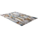 Dieter Knoll TKANA PREPROGA 160/230 cm tkano modra, krem barve | Shoptok.si
