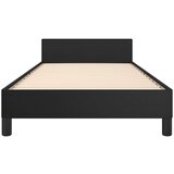  Posteljni okvir z vzglavjem črn 90x200 cm blago, (20794777) | Shoptok.si