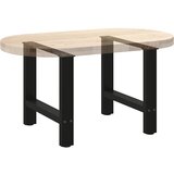  Noge za klub stolić crne 2 kom 60 x (42-43) cm čelik | Eponuda.com