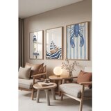 WALLXPERT Ç-300828 - 3040 set dekorativnih slika u više boja (3 komada) | Eponuda.com