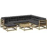  8-dijelni set vrtnih sofa s jastucima od impregnirane borovine | shoptok.hr