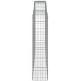  Lučne gabionske košare 10kom 400x50x200/220cm pocinčano željezo | shoptok.hr