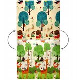 Dvostrana podloga za igru životinje-drvo 180x200x1cm + torba | shoptok.hr