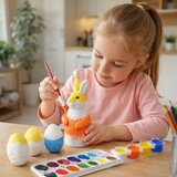 Bunny Styrofoam Decoration Painting Kit 3 Eggs Paint | Shoptok.si