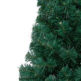 vidaXL Umetna polovična novoletna jelka s stojalom zelena 210 cm PVC, (20611426) | Shoptok.si