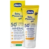 Baby Moments Sun Mineral krema za sunčanje za djecu SPF 50+ 0 m+ 75 ml