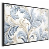  Plakat - Baroque Vines in Light Colors 60x40 Crni okvir | shoptok.hr