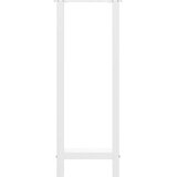  Noge za barski stol Bijele 2 kom 40 x (100-101) cm Čelične | shoptok.hr