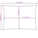  Jedro protiv sunca od tkanine Oxford pravokutno 2 x 3,5 m crno | shoptok.hr
