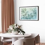  Plakat Mint Leaves - large botanical motif 42x29.7 Crni okvir s margom | shoptok.hr