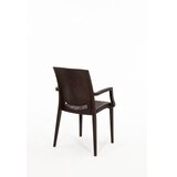Hanah home baštenski set rattan 80x80 small lux masa takimi brown | ePonuda.com