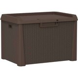  Škatla za shranjevanje rjava 125 L PP | Shoptok.si