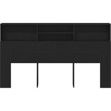  Glava kreveta s ormarićem Zidne Crni hrast 180 x 19 x 103,5 cm | shoptok.hr