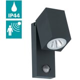 Eglo sakeda spoljna zidna lampa, led, 5w, 3000k, sa senzorom, liveni aluminijum/antracit | Eponuda.com