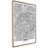  Poster - City Map: Paris 20x30 Cijene