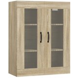 Maison Chic Viseča Stenska omarica - Zidna omarica sonoma hrast 69,5x34x90 cm iu422, (22063064) Cene