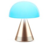Lexon MINA L AUDIO prijenosna lampa s Bluetooth zvučnikom - Zlatna | shoptok.hr