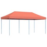  Zabavni šotor Terakota 292 x 580 x 315 cm Oxford tkanina, (5000184494) | Shoptok.si
