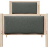  Krevetna konstrukcija Tamno siva 75 x 190 cm tkanina | Eponuda.com