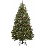  Umjetno božićno drvce Zelena 240 cm PVC i metal | shoptok.hr