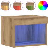 vidaXL TV kabinet Artisan hrast Inženirski les s hrastovo površino Srednje | Shoptok.si