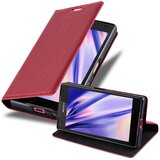 Cadorabo Ohišje, združljivo z Sony Xperia Z5 COMPACT v rdeče jabolko - Zaščitni ovitek z magnetnim zapiranjem, stoječo funkcijo in režo za kartice, (20549321) | Shoptok.si