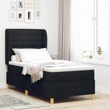  Krevet s opruga kutije s madracem Crna 200 x 80 cm tkanina | shoptok.hr