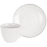 Orion Bela porcelanasta skodelica za kapučino 210 ml Decora – | Shoptok.si