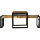  Kava Stol 2 pcs Smeđa 48 x 40 x 40 cm Čvrsto drvo manga | shoptok.hr