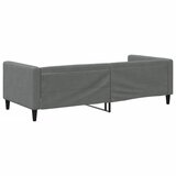  Dnevni krevet tamnosivi 90 x 190 cm od tkanine | shoptok.hr