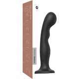Strap-On-Me P&G L - zakrivljeni, strap-on dildo (crni) | shoptok.hr