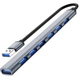 INF USB3.0 v USB2.0/3.0 USB zvezdišče s 7 vrati SilverGrey, (21275339) | Shoptok.si