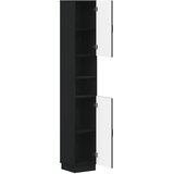  Kupaonski ormar s otvorenom policom HOORN Crna 30 x 31 x 187 cm - Crna | shoptok.hr