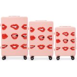 WINGS komplet 3 kofera ABS+, roza | shoptok.hr