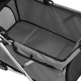  Sklopiva kolica za pse siva 76 x 50 x 100 cm od tkanine Oxford | shoptok.hr