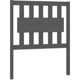  Uzglavlje za krevet sivo 80,5 x 4 x 100 cm od masivne borovine | shoptok.hr